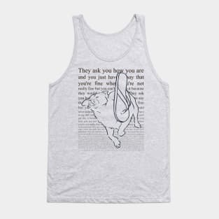 Dog Meme Black version Tank Top